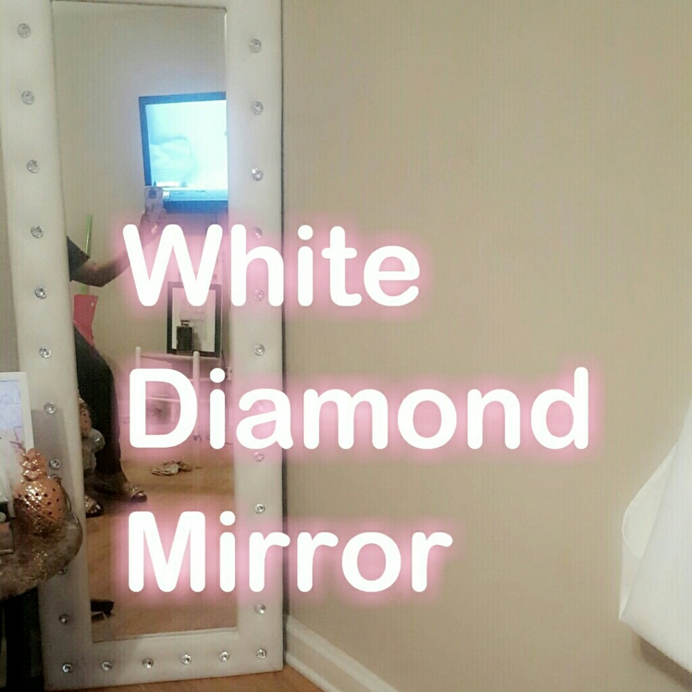 White Diamond Floor Length Mirror